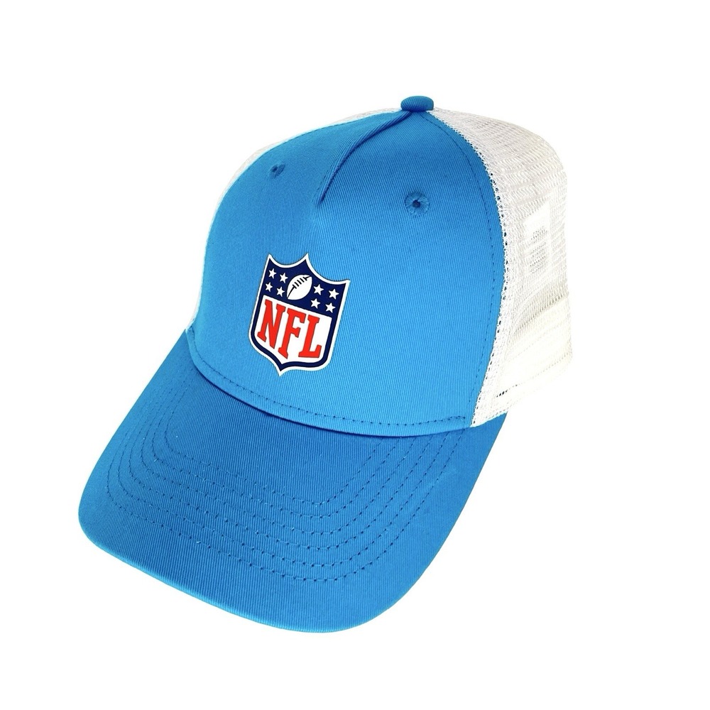 NFL Bud Light Trucker Hat Blue White Mesh Snapback Beer Sponsor Cap OSFA
